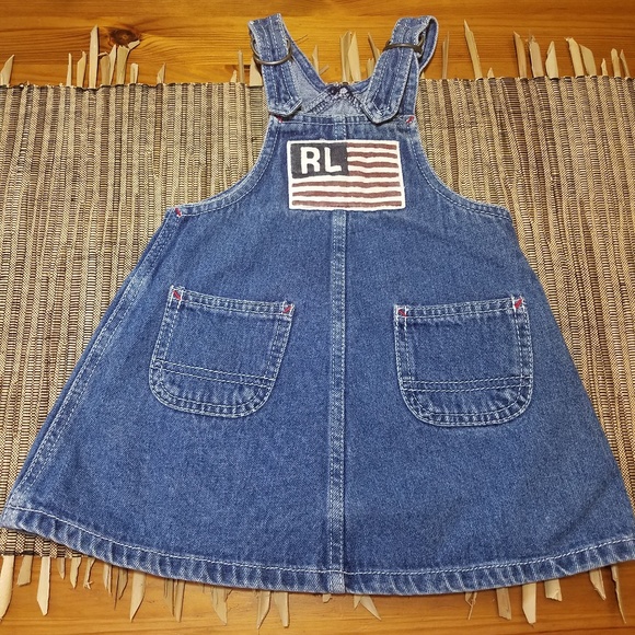Ralph Lauren Denim Dress With American Flag - Picture 1 of 4
